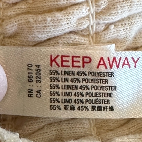 FP Beach | Homecoming Linen Blend Jumpsuit Extra Wide Leg, Cream - Picture 7 of 7